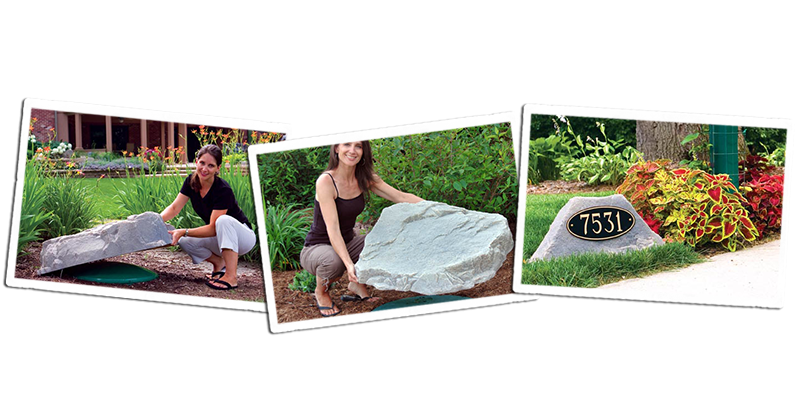 …with Faux Rocks that are Hollow,